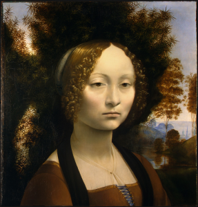 Retrato de Ginebra de Benci (Leonardo da Vinci)