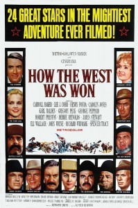 Poster de La conquista del Oeste (1962)