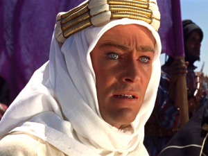 Peter O'Toole como Lawrence de Arabia