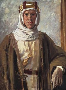 Retrato de Lawrence de Arabia pintado por Augustus John