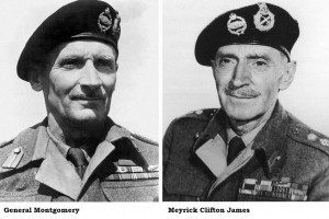 El General Montgomery y el actor Meyrick Clifton James