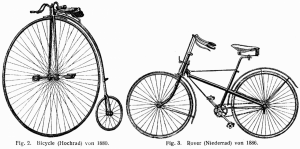 El Biciclo (1880) y la bicicleta Rover (1886)