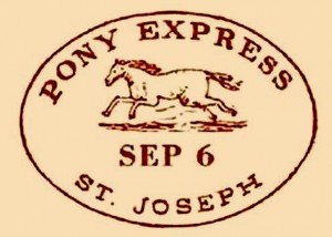 Pony Express - Sello (1860)
